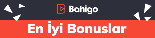 Bahigo logosu ve kırmızı bant üzerinde tanıtım görseli